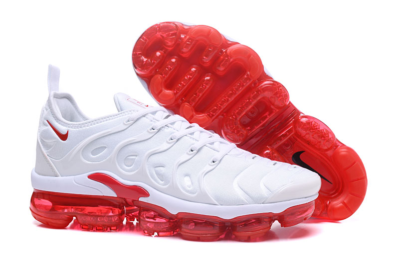 2018 Nike Air Max TN Plus White Red Shoes